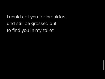 breakfast: A Poem